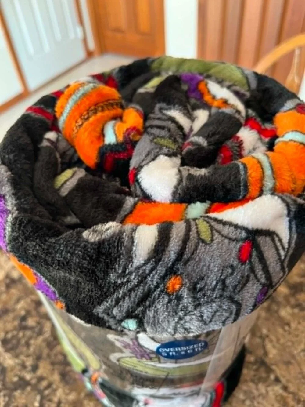 Disney Tim Burton's Nightmare Before Christmas Plush Throw